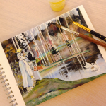 Комия работы М. Нестерова (А5)