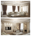 Гостиная. Загородный дом.