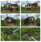 Проект дома из бруса