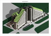 Эскиз ЖК "Садовые террасы" на ул. Ново Садовой в Самаре