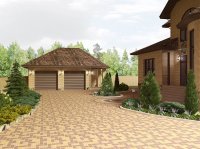 Въезд на участок