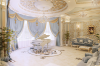 Гостиная в стиле рококо, вид-1