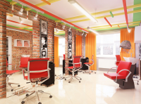 Салон красоты, парикмахерский зал, вид - 1