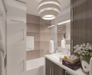 Санузел в квартире 28,5м2