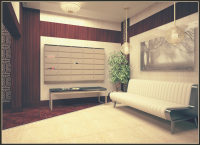 холл элитного дома