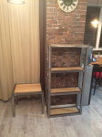 Стеллаж и стол для квартиры в стиле LOFT