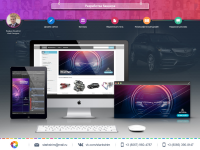 Разработка баннера для слайдера ROYAL AUTO