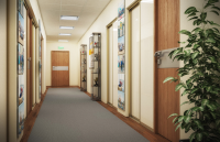 Коридор для офисного здания