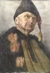 Классический портрет акварелью