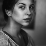 Черно-белое фото. Ирина