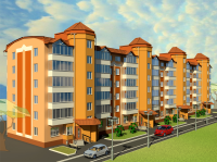 Визуализация жилого дома после реконструкции