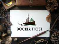 Логотип для технологии хостинга DOCKER HOST