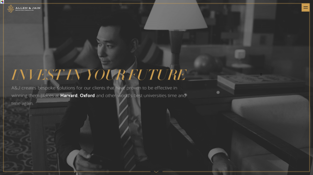 Allen & Jain, CSS3 animation project