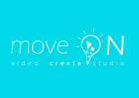 Логотип для студии видео дизайна Move ON