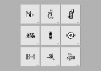 шрифтовые логотипы