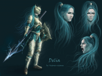 Концепт арт персонажа.