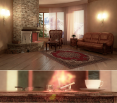 Интерьер в стиле Шале