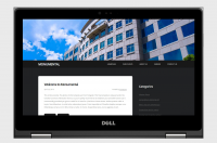 Верстка сайта "Monumental"