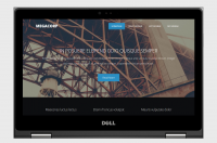 Верстка сайта "Megacorp"