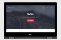 Верстка сайта "Spatial"