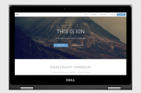 Верстка сайта "ION"