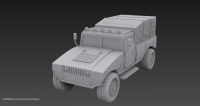 High-poly Hummer