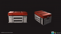 Sci-fi crate for game