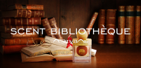 Коллаж для презентации Scent Bibliotheque