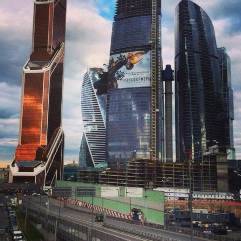 Наружная реклама Трансформеры 4