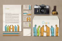 Визуальная концепция для фотостудии "Cheese"
