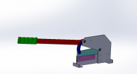 SolidWorks проверка кинематики ножа