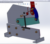 Рычажный нож Solidworks