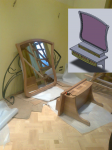 3d solidworks, NX конструкция и результат в интерьере
