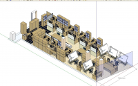 3d sketchup интерьер