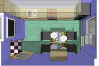 Планировка квартиры SketchUp