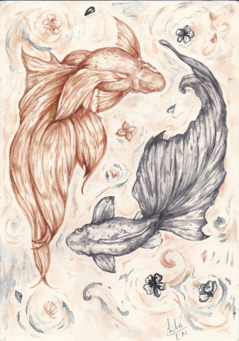 Золотые рыбки