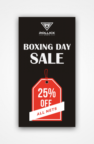 Баннер Boxing Day Sale