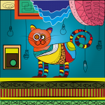 Радужный кот