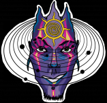 Space face stiker