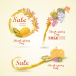 Thanksgiving sale banners