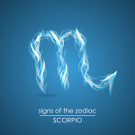 Abstract sign of the zodiac - Scorpio