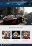 Дизайн landing page Steam keys