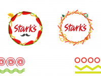 Вариант фирменного стиля Stark's