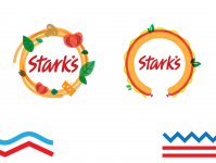 Вариант фирменного стиля Stark's
