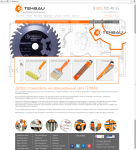 Верстка и адаптация на CMS сайт TEHBAU