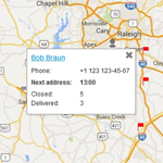 Блок-схемы сервиса по отслеживанию доставки заказов (2015)