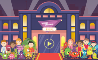Кусок трейлера из мобильной игры Wordus