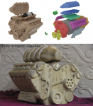 Модель двигателя для ЧПУ