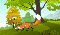 Персонаж и фон для игры