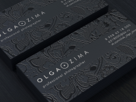 Визитки для шелкографии Olga Zima